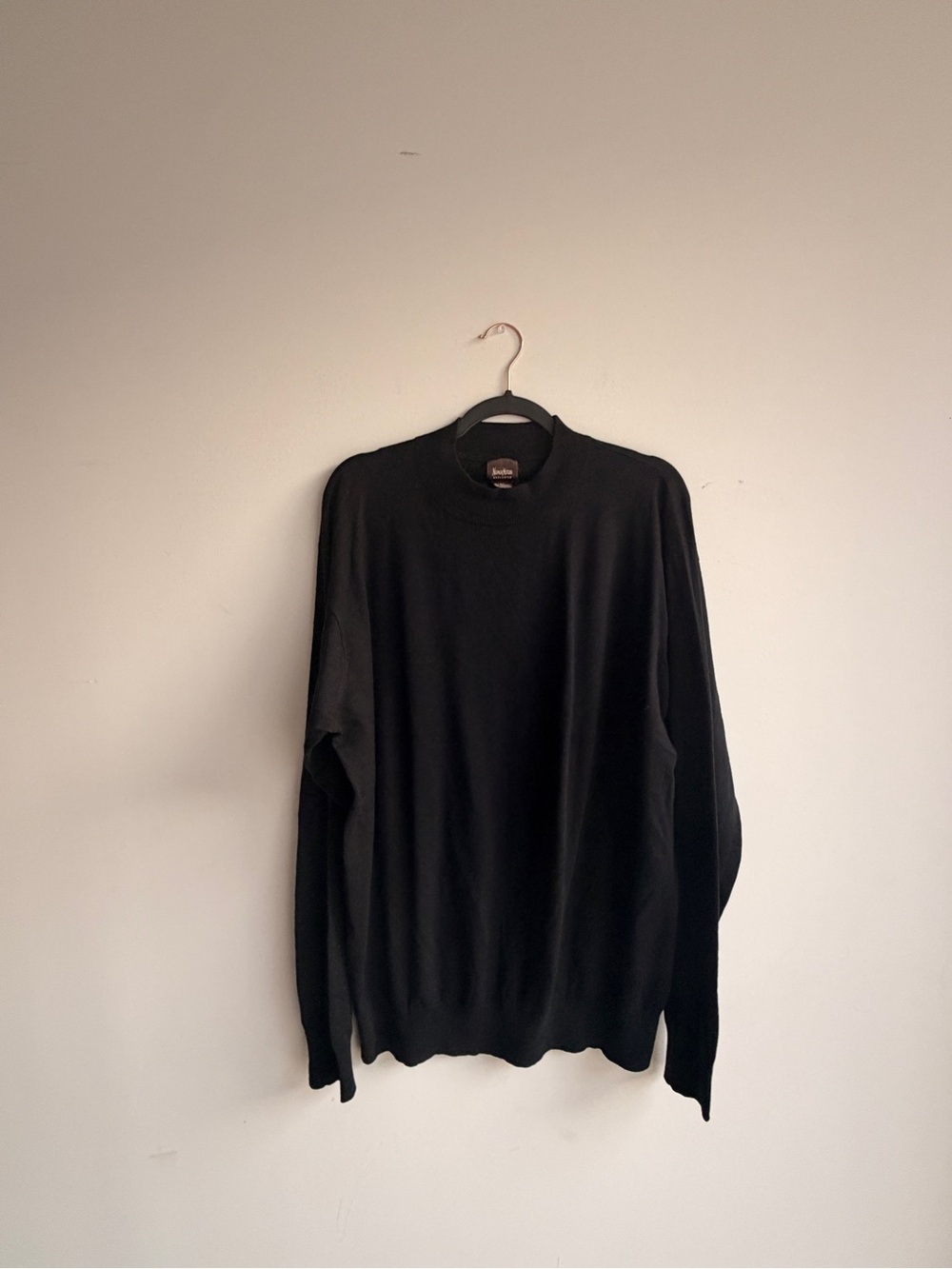 Neiman Marcus Black Crewneck Sweater